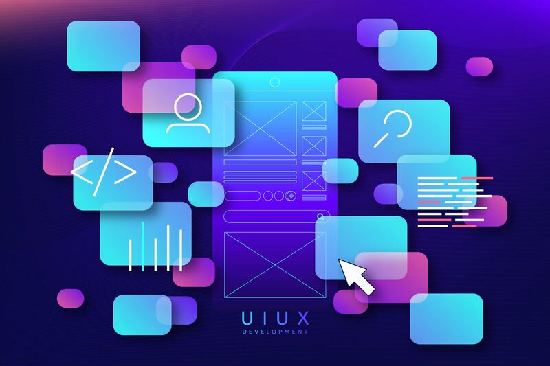 UI UX фон. Фон UX дизайн. Дизайнер вектор. Background for UI.