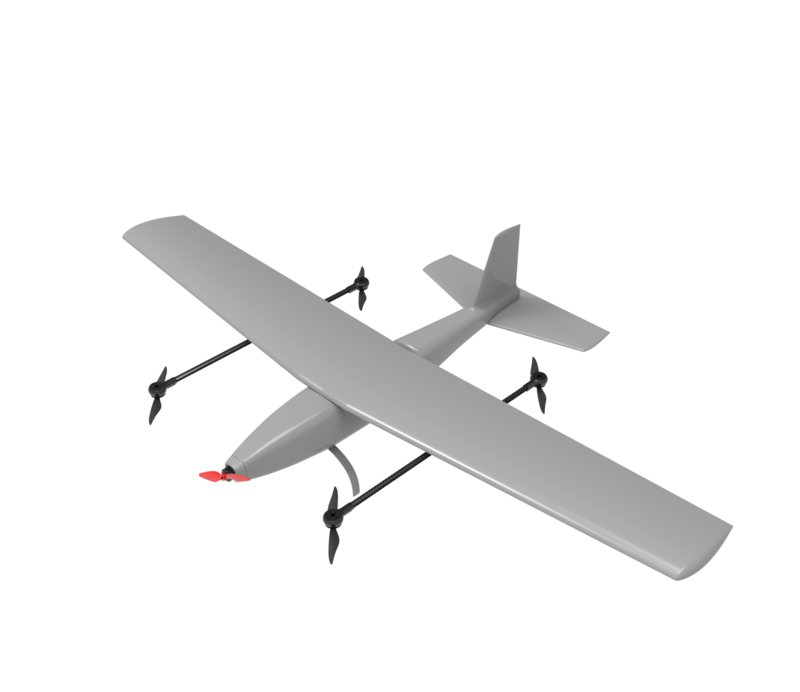 V220 vtol fixed wing drone